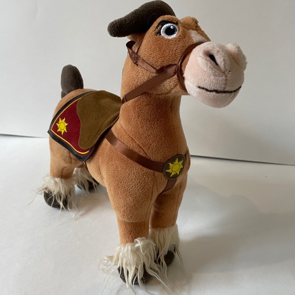Disney Tangled "FIDELLA" Horse 12" Plush Rapunzel